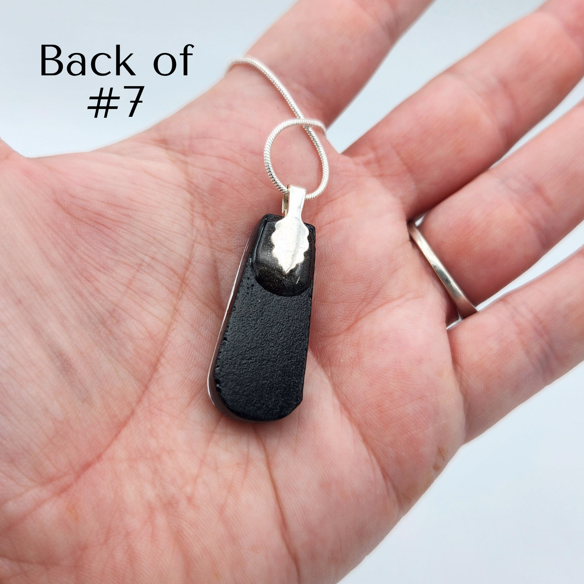 One-of-a-Kind Dichroic Glass Necklace by Farhad Nooshazar