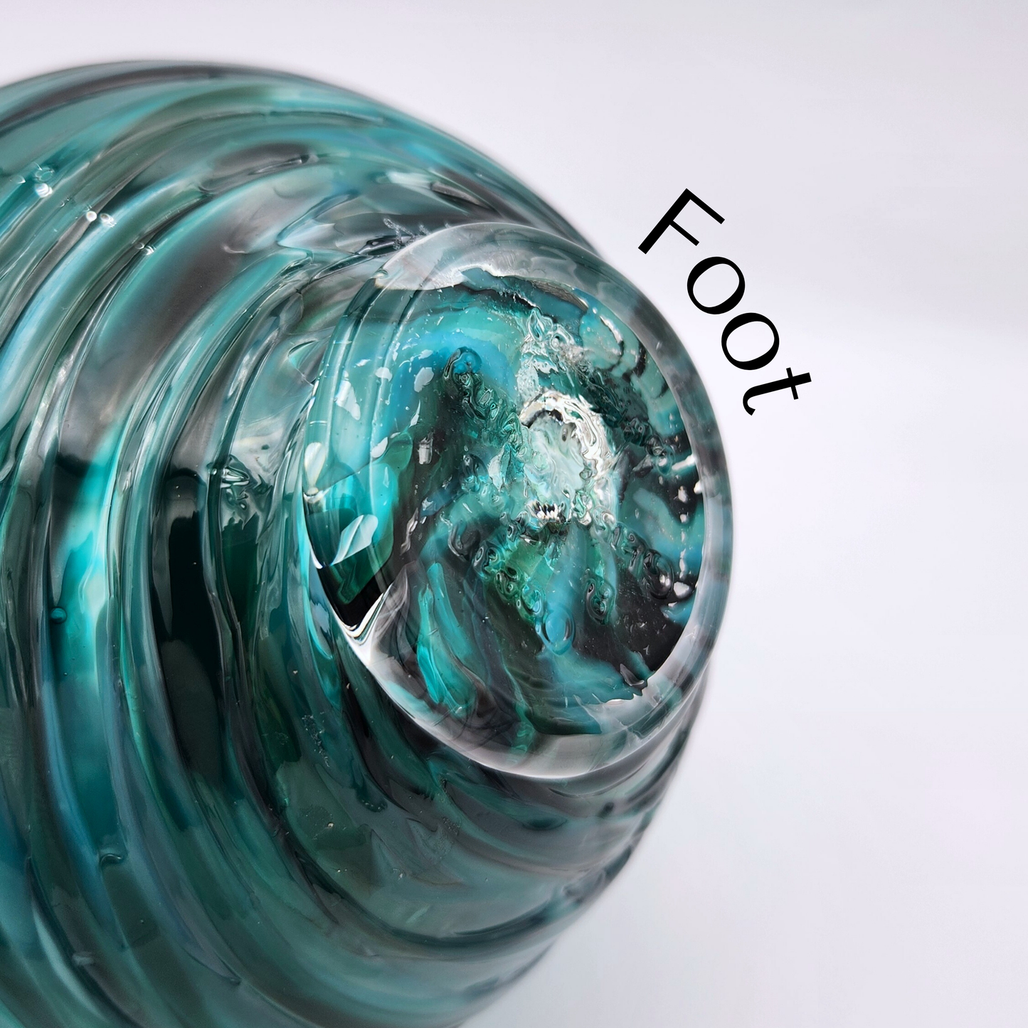 Tulips Mix Glass Float – Handblown Ornament in Pinks and Greens